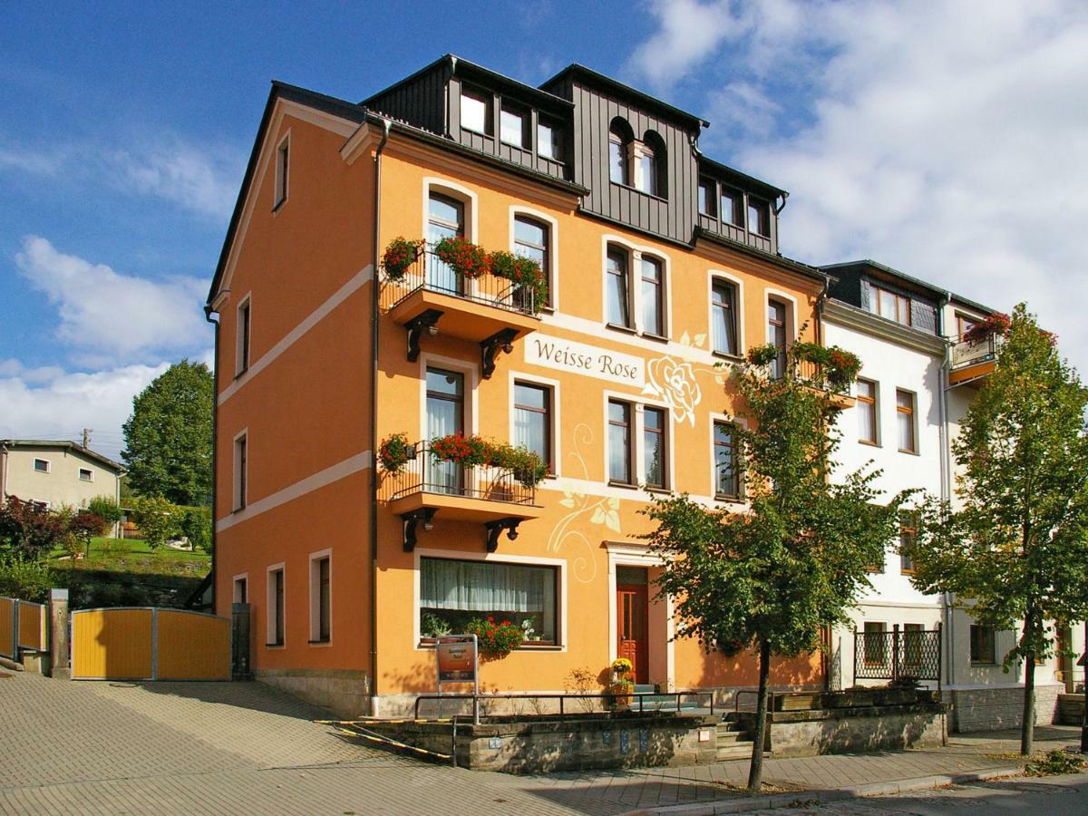 Pension Weisse Rose, Parkplatz, Fruehstueck, Wlan, Zentral บัดเอลสเตอร์ ภายนอก รูปภาพ